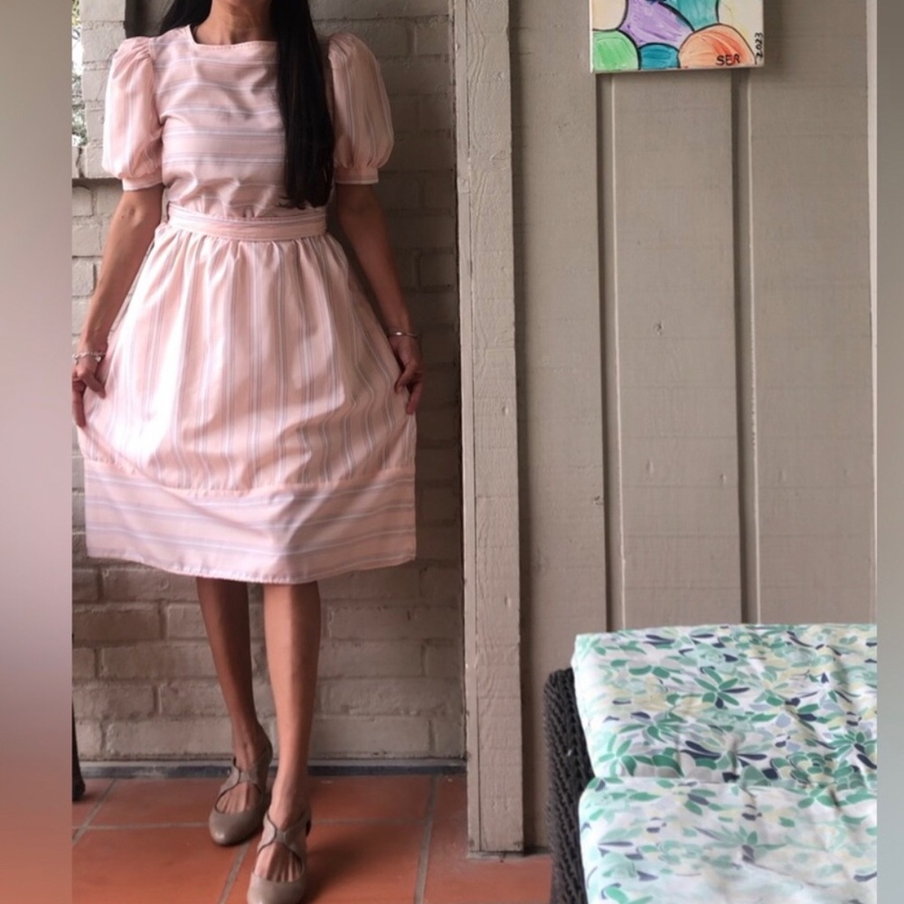 Handmade Puff Sleeve Dress